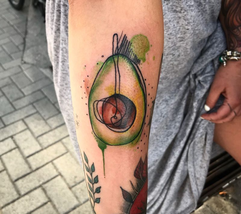 avocado tattoos