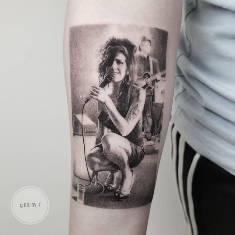 Amy Winehouse tattoo