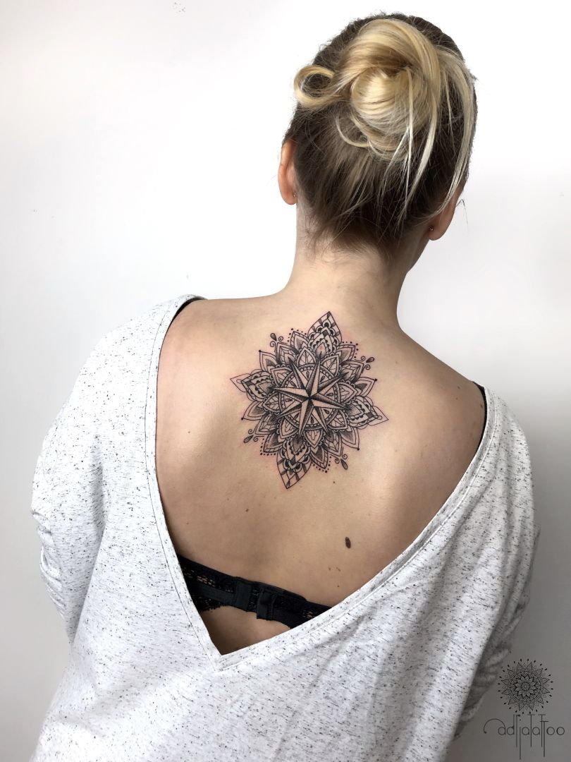 ornamental I made at the yesterday this was s first tattoo Took about a  week 6 hours and she sat like a boss :) thanks again . . ⋆ Studio XIII  Gallery