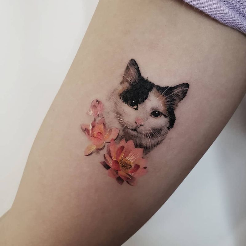 tattoos for cat lovers