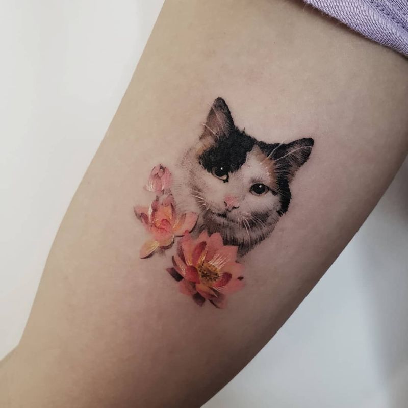 Hell Cat tattoo done by Javier Antunez me  rtattoo