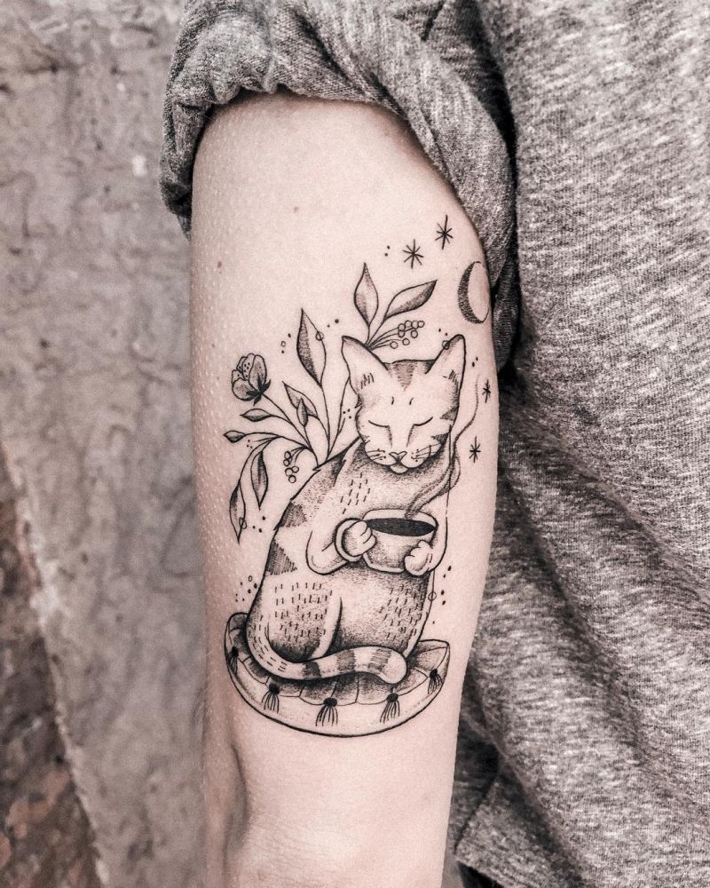 25 Beautiful Cat Tattoos That Will Make You Want To Get Inked  Meow Town