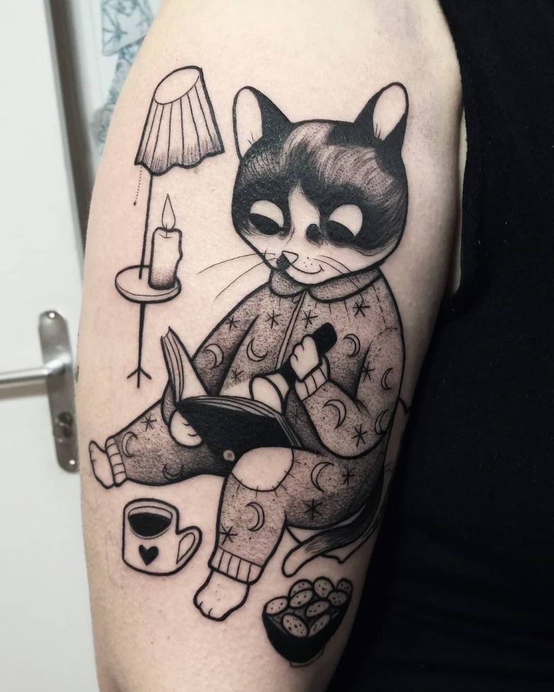 These Awesome Cat Tattoos Will Take Your Cat Obsession to The Next Level -  KickAss Things