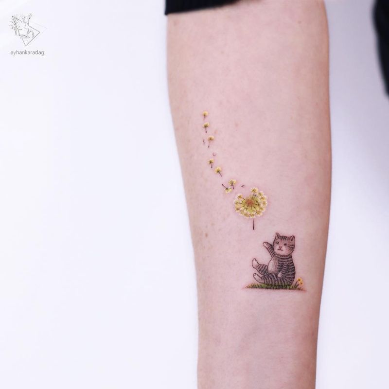 Cute Minimalist Cat Tattoos by  Architecture  Design  Facebook