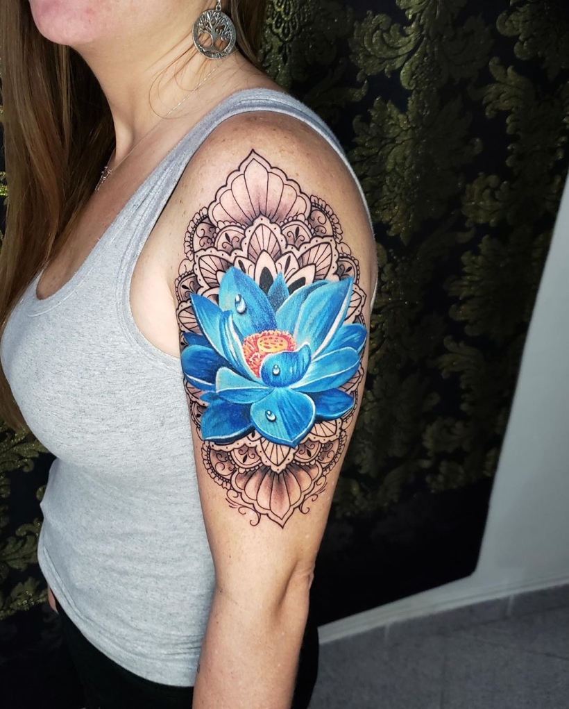 61 Best Lotus Flower Tattoo Designs  Meanings 2022 Guide