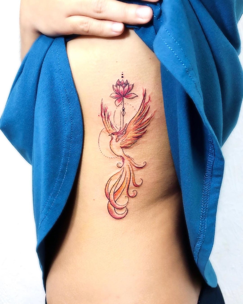 Phoenix And Lotus Flower Meaning Home Alqu