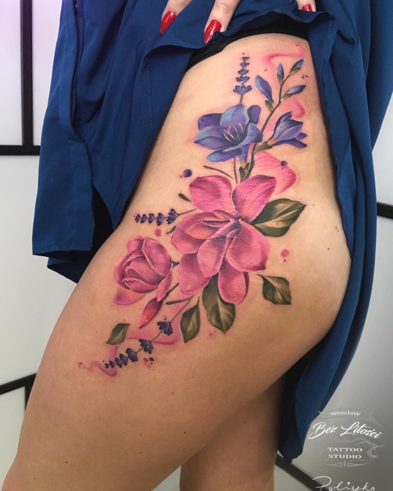 floral tattoos