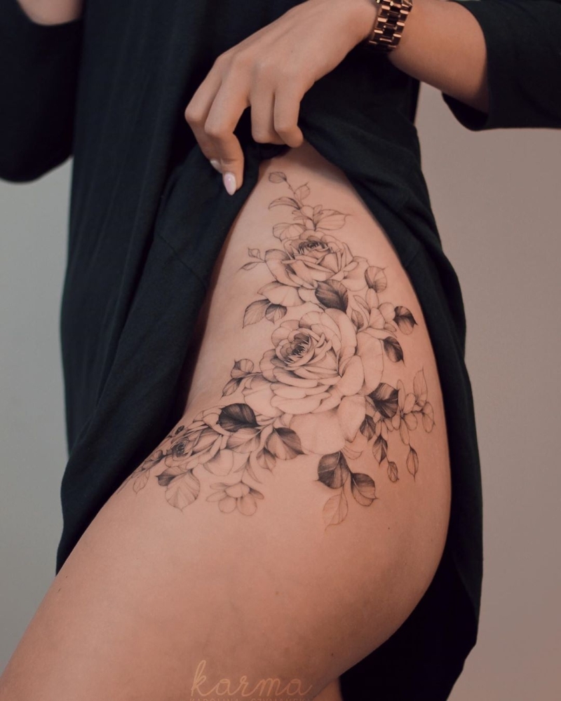 3+ Chic & Sexy Hip Tattoos for Women - KickAss Things
