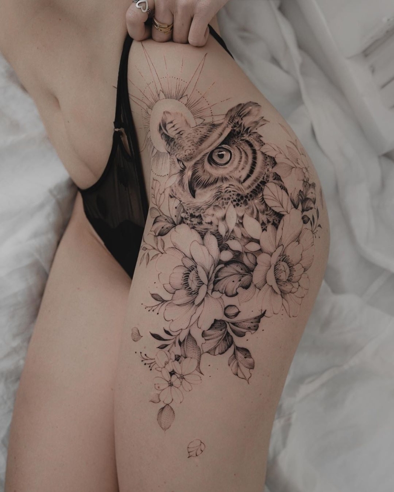 50 Chic And Sexy Hip Tattoos For Women Kickass Things 7991