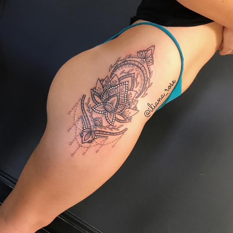 22 Timeless Thigh Tattoos for Women  Peanut