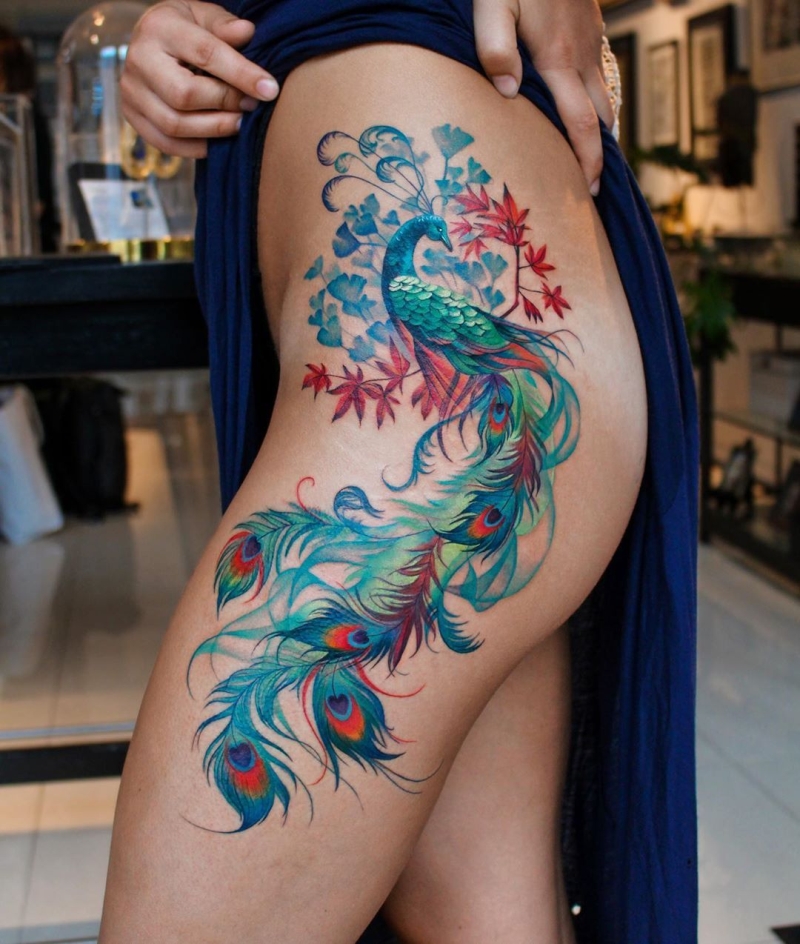 Peacock Tattoos  Tattoo Ideas Artists and Models