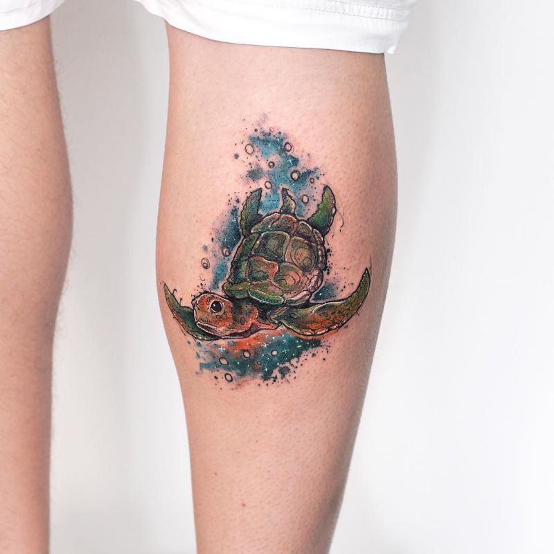 best turtle tattoos on the internet