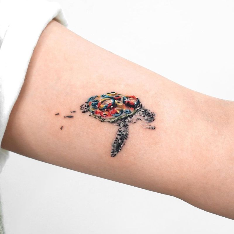 cute turtle tattoos tumblr