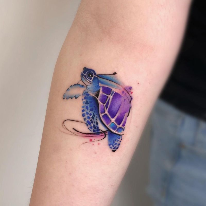 45 Unique and Beautiful Turtle Tattoos - Our Mindful Life