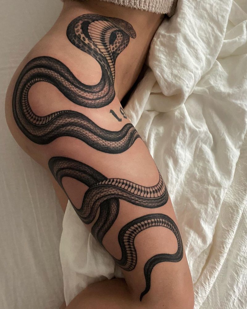 amazing snake tattoo ideas