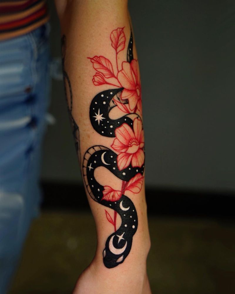amazing snake tattoos