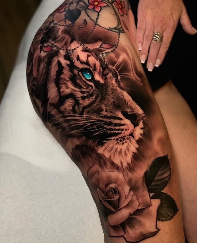 tattoo inspiration - tiger tattoos @divinci_tattoo - KickAss Things