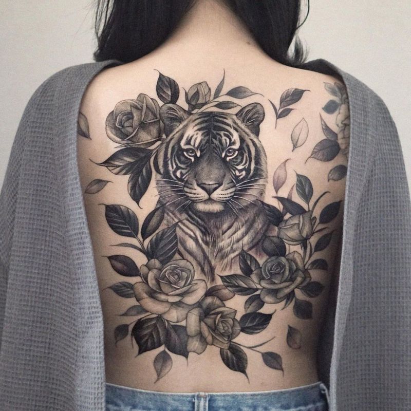 tiger tattoos for women