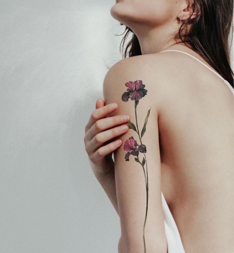 flower tattoo for girls