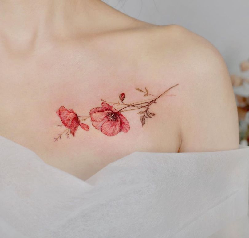 101 Amazing Poppy Tattoo Ideas You Will Love! | Outsons | Men's Fashion  Tips And Style Guide For 2020 | Black poppy tattoo, Poppies tattoo, Poppy  tattoo small