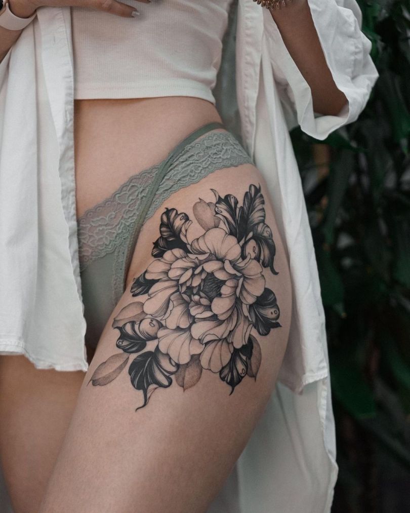 amazing floral tattoos