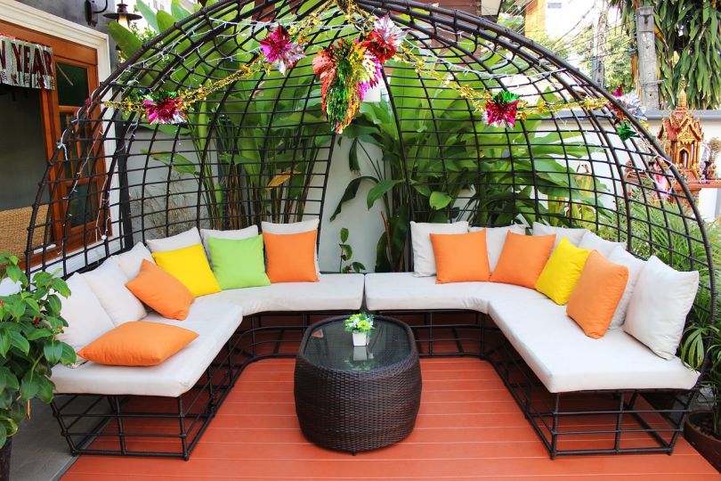 turn your outdoor area into an oasis